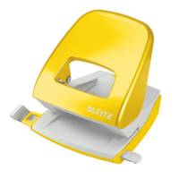 Perforatore 5008 New NeXXt WOW - passo 8 cm - massimo 30 fogli - 2 fori - giallo - Leitz - 50081216 - 4002432121526 - DMwebShop
