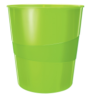 Cestino gettacarte WOW - altezza 32,4 cm - Ø 29 cm -15 lt - verde lime - Leitz - 52781054 - 4002432123704 - DMwebShop