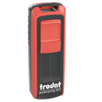 Timbro tascabile Pocket Printy 9511 - personalizzabile - autoinchiostrante - 38 x 14 mm - 4 righe - Trodat - 148739 - 190084487399 - DMwebShop