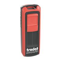 Timbro tascabile Pocket Printy 9512 - personalizzabile - autoinchiostrante - 47 x 18 mm - 4 righe - Trodat - 149168 - 190084491686 - DMwebShop