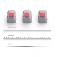 Lame assortite per Hobby 508 - 59 x 21 cm - set 3 pezzi - Dahle - R000981 - 4009729069127 - DMwebShop