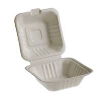 Vaschette Hamburger box Take Away Bio - 15 x 15 cm - conf. 50 pezzi - Leone - Q2022 - 8024112020222 - DMwebShop