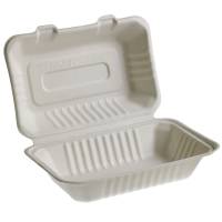 Vaschette Sandwich Take Away Bio - 23 x 15 cm - conf. 50 pezzi - Leone - Q2023 - 8024112120236 - DMwebShop