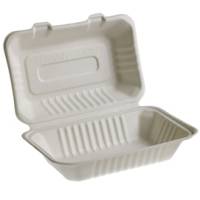 Vaschette Sandwich Take Away Bio - 23 x 15 cm - conf. 50 pezzi - Leone - Q2023 - 8024112120236 - DMwebShop