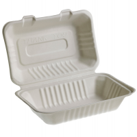Vaschette Sandwich Take Away Bio - 23 x 15 cm - conf. 50 pezzi - Leone - Q2023 - 8024112120236 - DMwebShop