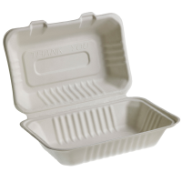 Vaschette Sandwich Take Away Bio - 23 x 15 cm - conf. 50 pezzi - Leone - Q2023 - 8024112120236 - DMwebShop