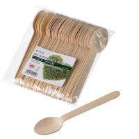 Cucchiai in legno - 16 cm - conf. 48 pezzi - Leone - Q1012 - 8024112910127 - DMwebShop
