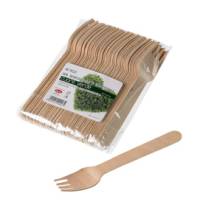 Forchette in legno - 16 cm - conf. 48 pezzi - Leone - Q1013 - 8024112910134 - DMwebShop
