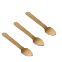 Cucchiaini in legno - 9,5 cm - conf. 48 pezzi - Leone Q1014