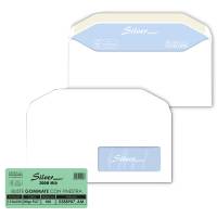 Busta Silver Matic Lux FSC con finestra gommata 11 x 23 cm 80 gr bianco - 6369