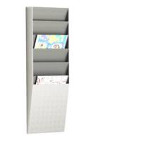 Portadepliant wall organizers a 6 tasche A4 verticali 23,6 x 8,3 x 71,2 cm - 4999