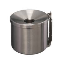 Posacenere murale Nido diametro 16 cm H 14 cm 2 lt acciaio inox - 7972