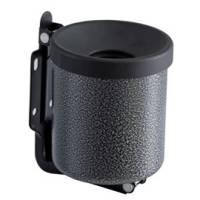 Posacenere murale Nido diametro 9,5 cm H 13,5 cm 0,5 lt metallo verniciato silver punteggiato Medial 106002 - 7998