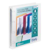 Raccoglitore personalizzabile Lumina 4 anelli tondi 30 mm 22 x 30 cm trasparente Favorit 100460714 - 888