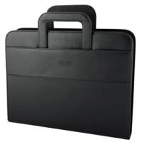 Portablocco - similpelle - con anelli - nero - 28,5 x 36 cm - City Time - 4853-N - 8002787048536 - DMwebShop