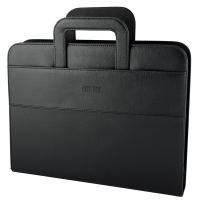 Portablocco - similpelle - con anelli - nero - 28,5 x 36 cm - City Time - 4853-N - 8002787048536 - DMwebShop