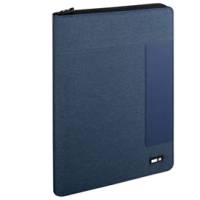 Portablocco - tessuto - blu - 26 x 34 cm - City Time - 61740. - 8002787617404 - DMwebShop