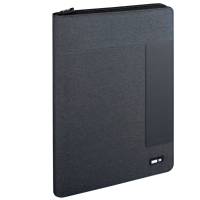Portablocco - tessuto - grigio scuro - 26 x 34 cm - City Time - 61741. - 8002787617411 - DMwebShop