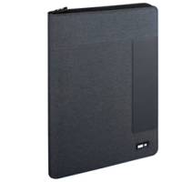 Portablocco - tessuto - grigio scuro - 26 x 34 cm - City Time - 61741. - 8002787617411 - DMwebShop