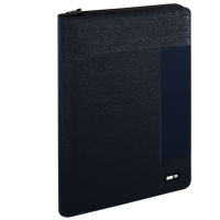 Portablocco - tessuto - nero - 26 x 34 cm - City Time - 61739. - 8002787617398 - DMwebShop