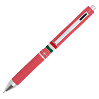 Penna a sfera a scatto multifunzione - fusto rosa gommato Italia - Osama - OD 1024ITG/1 RA - 8007404242038 - DMwebShop