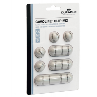 Mix Clip Cavoline fermacavi - adesivi - grigio - conf. 7 pezzi - Durable - 5041-10 - 4005546992457 - DMwebShop