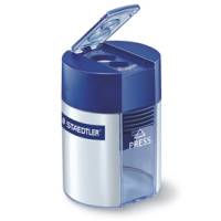 Temperamatite 2 fori con contenitore - blu - Staedtler - 512001 - 4007817512005 - DMwebShop