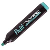 Evidenziatore Video pastel - punta a scalpello - da 1 - 5 mm - verde menta - conf. 12 pezzi - Tratto - 833505 - 8000825025198 - DMwebShop