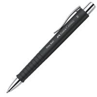 Penna a sfera a scatto Poly Ball - Punta 0,7 mm - fusto nero - Faber Castell - 241153 - 6933256628190 - DMwebShop