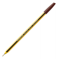 Penna a sfera Noris Stick - punta 1 mm - marrone - conf. 10 pezzi - Staedtler - 434 76 - 4007817437261 - DMwebShop