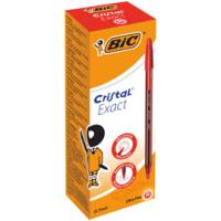 Penna a sfera - con cappuccio - Cristal Exact - punta 0,7 mm - rosso - scatola 20 pezzi - Bic - 992604 - 3086123594159 - DMwebShop