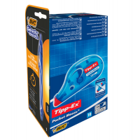 Correttore a nastro Pocket Mouse + penna Gelocity QuickDry Bic - promo box 10 + 1 pezzi - Tipp-ex - 989680 - 3086123589414 - DMwebShop
