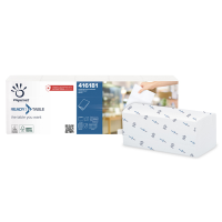 Tovaglioli interfogliati 1/4 Fold - 33 x 22 cm - monovelo bianco - conf. 224 pezzi - Papernet 416181