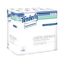 Carta Igienica Tenderly Professional Pacco 30 Rotoli 2 veli 160 Strappi diametro 9.9 cm Materiale Riciclato | DMwebShop
