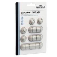 Mix Clip Cavoline fermacavi adesivi grigio - 16654