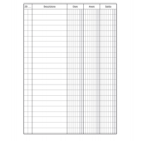Registro Dare-Avere-Saldo - 96 pagine - 17 x 12 cm - conf. 2 pezzi - Data Ufficio - DU133300000 - 8008842530992 - DMwebShop