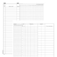Registro presenze mensili - 48 pagine - 31 x 24,5 cm - Data Ufficio - DU131301200 - 8008842586876 - DMwebShop
