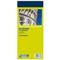 Blocco scontrino 2 sezioni - 100 copie numerate - rosso - 5,8 x 13 cm - conf. 10 pezzi - Data Ufficio - DU160000020 - 88646A - DMwebShop