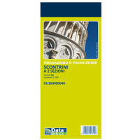 Blocco scontrino 2 sezioni - 100 copie numerate - verde - 5,8 x 13 cm - conf. 10 pezzi - Data Ufficio - DU160000040 - 88648A - DMwebShop