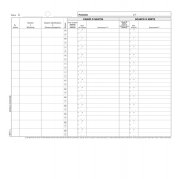 Registro carico-scarico equidi - 46 pagine numerate - 31 x 24,5 cm - conf. 2 pezzi - Data Ufficio - DU138211000 - 8008842531814 - DMwebShop
