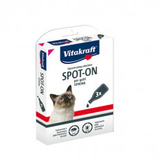 Spot On - Soluzione per infestazioni da pulci e zecche per gatti sopra a 1kg VITAKRAFT 35365
