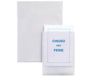 Buste autoadesive Iesti - PVC - 15 x 21 cm - trasparente - conf. 5 pezzi - Sei Rota - 321116 - 8004972001982 - DMwebShop
