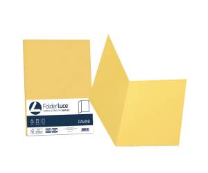 Cartelline semplici Luce - 200 gr - 25 x 34 cm - giallo sole - conf. 50 pezzi - Favini - A50B664 - 8007057262018 - DMwebShop