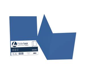 Cartelline semplici Luce - 200 gr - 25 x 34 cm - blu prussia - conf. 50 pezzi - Favini - A50K664 - 8007057262131 - DMwebShop