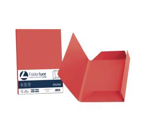 Cartelline 3 lembi Luce - 200 gr - 24,5 x 34,5 cm - rosso scarlatto - conf. 25 pezzi - Favini - A50C434 - 8007057263220 - DMwebShop