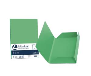 Cartelline 3 lembi Luce - 200 gr - 24,5 x 34,5 cm - verde - conf. 25 pezzi - Favini - A50D434 - 8007057263237 - DMwebShop