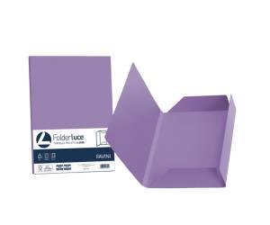 Cartelline 3 lembi Luce - 200 gr - 24,5 x 34,5 cm - violetto - conf. 25 pezzi - Favini - A50J434 - 8007057263343 - DMwebShop
