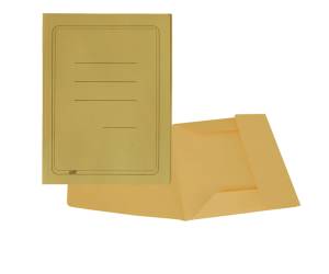 Cartelline 3 lembi - con stampa - cartoncino Manilla - 200 gr - 25 x 33 cm - giallo - conf. 50 pezzi - Cart. Garda - CG0111MLSXXAJ04 - 8001182001870 - DMwebShop