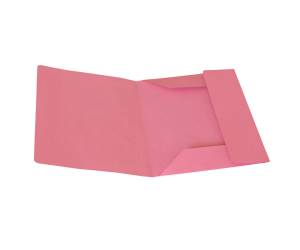 Cartelline 3 lembi senza stampa cartoncino Manilla - 200 gr - 25 x 33 cm - rosa - conf. 50 pezzi - Cart. Garda - CG0111MLXXXAJ11 - 8001182001245 - DMwebShop