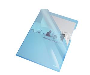 Cartelline a L PVC liscio - 21 x 29,7 cm - blu cristallo - conf. 25 pezzi - Esselte - 55435 - 5902812554359 - DMwebShop